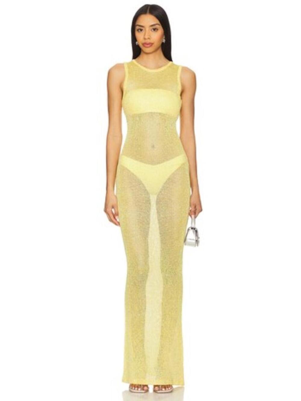superdown Alix Maxi Dress in Baby Yellow